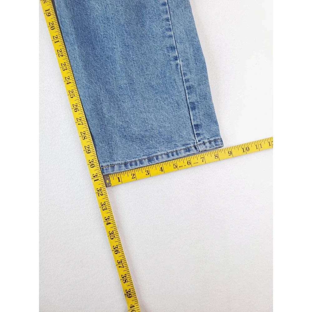 Levis 550 Jeans Mens 36x30 Blue Relaxed Tapered Medium Wash Stretch Denim Pants